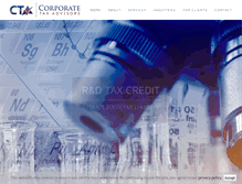 Tablet Screenshot of corporatetaxadvisors.com